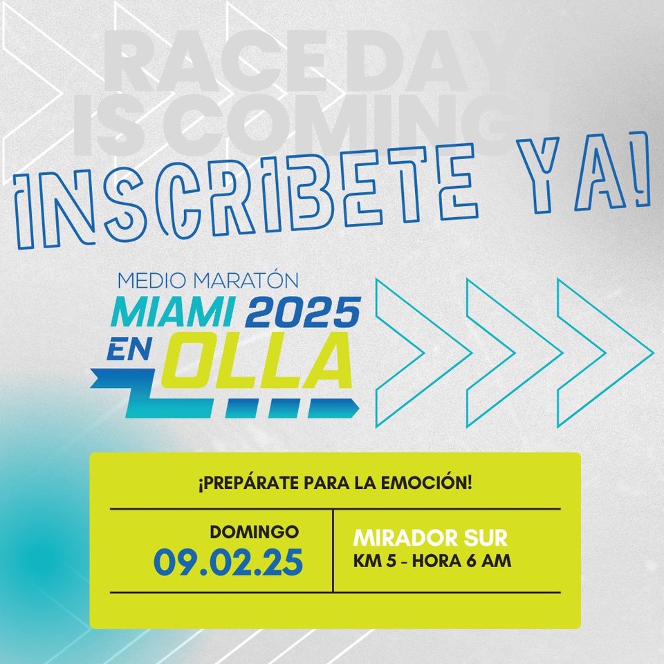 Medio Maratón Miami en Olla 2025